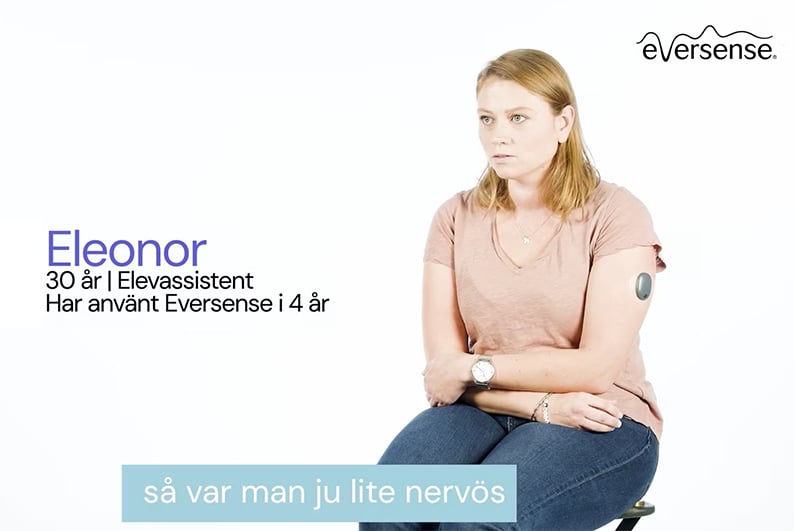 30-årig kvinna berättar om sin insättning av Eversense CGM-systemet
